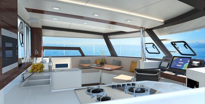 Alpha 42 enclosed bridgedeck ©  SW